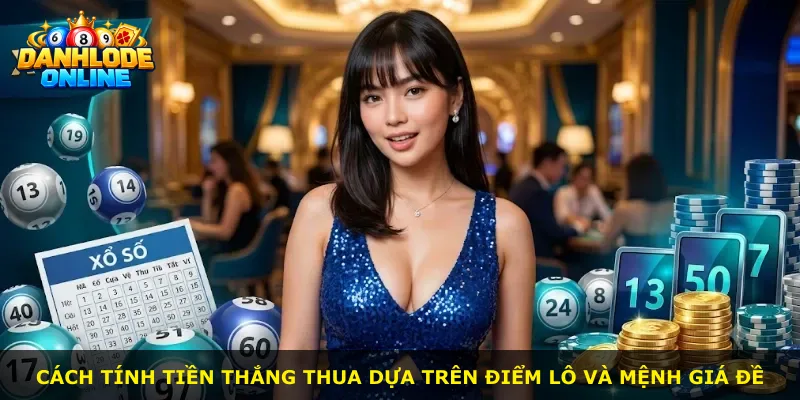 Cách tính tiền thắng thua dựa trên điểm lô và mệnh giá đề